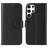 iCoverLover Case for Samsung Galaxy S22 Ultra, S22+ Plus, S22, Real Leather, Black | iCoverLover