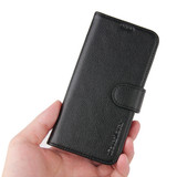 iCoverLover Case for Samsung Galaxy S22 Ultra, S22+ Plus, S22, Real Leather, Black | iCoverLover