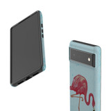 For Google Pixel 6 Case, Protective Back Cover,Vintage Flamingo | Shielding Cases | iCoverLover.com.au