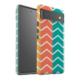 For Google Pixel 6 Case, Protective Back Cover,Colourful Zigzag | Shielding Cases | iCoverLover.com.au