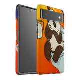 For Google Pixel 6 Case, Protective Back Cover,Pandas Toilet | Shielding Cases | iCoverLover.com.au