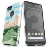 For Google Pixel 3 XL Case Tough Protective Cover, Mountainous Nature