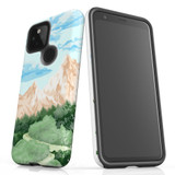 For Google Pixel 4a 5G Case Tough Protective Cover, Mountainous Nature