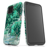 For Google Pixel 4 Case Tough Protective Cover, Green Nature