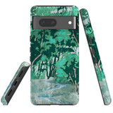 For Google Pixel 7 Case Tough Protective Cover Green Nature
