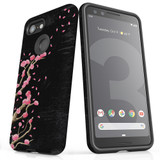 For Google Pixel 3 Case Tough Protective Cover, Plum Blossoming