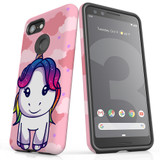 For Google Pixel 3 Case Tough Protective Cover, Unicorn