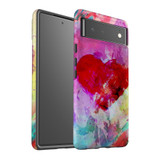 For Google Pixel Case, Protective Cover, Heart Painting | Phone Cases | iCoverLover Australia