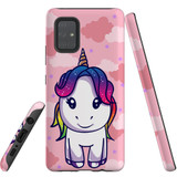 For Samsung Galaxy A71 5G Case Tough Protective Cover, Unicorn