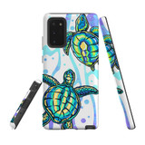 For Samsung Galaxy Note 20 Ultra, Note 20, Note 10+ Plus, Note 9 Case, Tough Protective Cover, Swimming Turtles | Protective Cases | iCoverLover.com.au