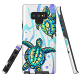 For Samsung Galaxy Note 9 Case Tough Protective Cover, Swimming Turtles