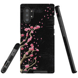 For Samsung Galaxy Note 10+ Plus Case Tough Protective Cover, Plum Blossoming