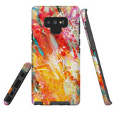 For Samsung Galaxy Note 9 Case Tough Protective Cover, Flowing Colors