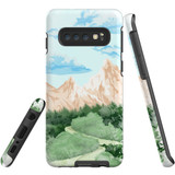 For Samsung Galaxy S10 Case Tough Protective Cover, Mountainous Nature