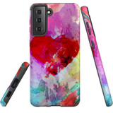 For Samsung Galaxy S Series Case, Protective Cover, Heart Painting | Phone Cases | iCoverLover Australia