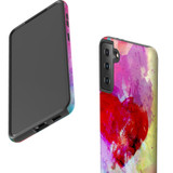 For Samsung Galaxy S Series Case, Protective Cover, Heart Painting | Phone Cases | iCoverLover Australia