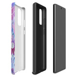 For Samsung Galaxy Note 20 Ultra, Note 20, Note 10+ Plus, Note 9 Case, Tough Protective Cover, Flower Swirls | Protective Cases | iCoverLover.com.au