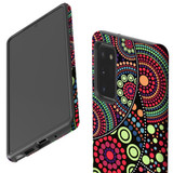 For Samsung Galaxy Note 20 Ultra, Note 20, Note 10+ Plus, Note 9 Case, Tough Protective Cover, Dotted Abstract Painting | Protective Cases | iCoverLover.com.au