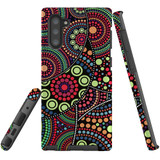 For Samsung Galaxy Note 10 Case Tough Protective Cover, Dotted Abstract Painting