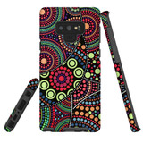 For Samsung Galaxy Note 9 Case Tough Protective Cover, Dotted Abstract Painting