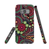 For Samsung Galaxy S8 Case Tough Protective Cover, Dotted Abstract Painting