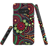 For Samsung Galaxy S10e Case Tough Protective Cover, Dotted Abstract Painting