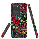 For Samsung Galaxy S20 Ultra Case Tough Protective Cover, Dotted Abstract Painting