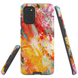 For Samsung Galaxy S20+ Plus Case Tough Protective Cover, Flowing Colors