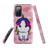 For Samsung Galaxy S20 FE Case Tough Protective Cover, Unicorn