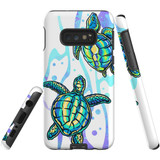 For Samsung Galaxy S10e Case Tough Protective Cover, Swimming Turtles