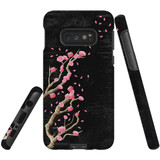 For Samsung Galaxy S10e Case Tough Protective Cover, Plum Blossoming