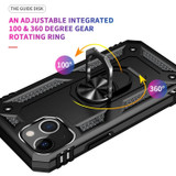 For iPhone 14 Pro Max/14 Pro Case, Protective Cover, Ring Holder, Black | Armour Cases | iCoverLover.com.au