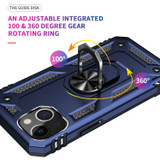 For iPhone 14 Pro Max, 14 Pro, 14 Plus, 14 Case, Protective Cover with Ring Holder, Blue | Armour Cases | iCoverLover.com.au