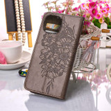 For iPhone 14 Pro Max, 14 Pro, 14 Plus, 14 Case, Floral Butterfly, PU Leather, Lanyard, Stand, Grey | Wallet Folio Cases | iCoverLover.com.au