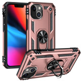 For iPhone 14 Pro Max, 14 Pro, 14 Plus, 14 Case, Protective Cover with Ring Holder, Rose Gold | Armour Cases | iCoverLover.com.au