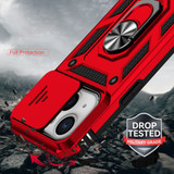 For iPhone 14 Pro Max, 14 Plus, 14 Pro, 14 Case, Protective Cover, Camera Shield, Holder, Red | Armour Cover | iCL Australia