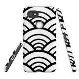 For Google Pixel 2 XL Protective Case, Japanese Folk Wave Pattern | iCoverLover Australia