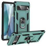 For Google Pixel 7 Case, Protective TPU/PC Cover, Ring Holder, Dark Green | Back Cases | iCoverLover.com.au