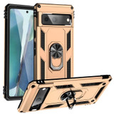 For Google Pixel 7 Case, Protective TPU/PC Cover, Ring Holder, Gold | Back Cases | iCoverLover.com.au