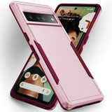 For Google Pixel 7 Pro, Case Shockproof Protective Armor Two Tone Cover, Pink+Rose Red | Protective Cases | iCoverLover.com.au