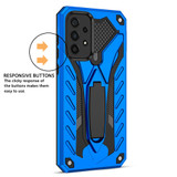 For Samsung Galaxy A13 5G Case Armour Shockproof Tough Cover with Kickstand Blue