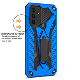 For Samsung Galaxy A13 4G Case Armour Shockproof Tough Cover with Kickstand Blue