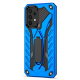 For Samsung Galaxy A33 5G Case Armour Shockproof Tough Cover with Kickstand Blue