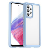 For Samsung Galaxy A53 5G Case, Shock & Scratch-proof TPU + Acrylic Protective Cover, Blue | Back Covers | iCoverLover.com.au