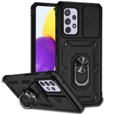 For Samsung Galaxy A53 5G Case, Protective Cover, Camera Shield, Magnetic Holder, Black | Armour Cases | iCoverLover.com.au