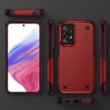 For Samsung Galaxy A53 5G Case, Protective PC + TPU Dual Layer Back Cover, Red & Rose Red | Back Covers | iCoverLover.com.au