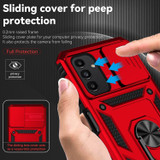 For Samsung Galaxy A13 4G Case, Protective Cover, Camera Shield, Magnetic Holder, Red | Armour Cases | iCoverLover.com.au