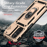 For Samsung Galaxy A13 4G Case, Protective Cover, Camera Shield, Magnetic Holder, Gold | Armour Cases | iCoverLover.com.au