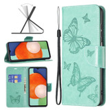 For Samsung Galaxy A13 4G Case, Butterflies PU Leather Wallet Cover, Green | Folio Cases | iCoverLover.com.au