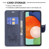 For Samsung Galaxy A13 4G Case, Butterflies PU Leather Wallet Cover, Blue | Folio Cases | iCoverLover.com.au